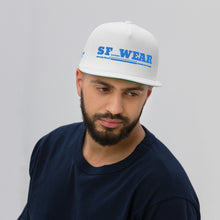 Load image into Gallery viewer, SF WEAR SNAPBACK - LIGHT BLUE/WHITE
