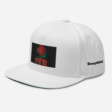 Load image into Gallery viewer, ETR HAT - WHITE/BLACK/RED Flat Bill Cap
