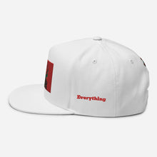 Load image into Gallery viewer, ETR 1 ROSE HAT - WHITE/RED Flat Bill Cap
