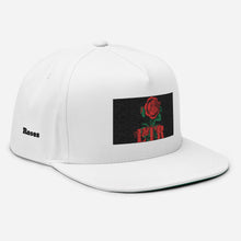 Load image into Gallery viewer, ETR HAT - WHITE/BLACK/RED Flat Bill Cap
