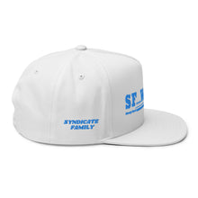 Load image into Gallery viewer, SF WEAR SNAPBACK - LIGHT BLUE/WHITE
