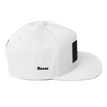 Load image into Gallery viewer, ETR HAT - WHITE/BLACK/RED Flat Bill Cap
