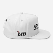 Load image into Gallery viewer, REFUGEES 2.0 HAT - WHITE Flat Bill Cap
