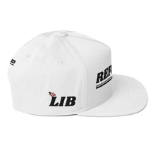 Load image into Gallery viewer, REFUGEES 2.0 HAT - WHITE Flat Bill Cap
