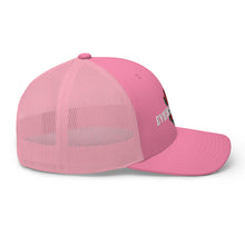 Load image into Gallery viewer, EVERYTHING ROSES 3 LINK UP Trucker hat  - Pink/White
