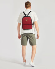 Load image into Gallery viewer, SF WEAR LEATHER BACKPACK RED Classic Faux Leather Backpack
