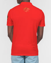 Load image into Gallery viewer, SF ROSE POLO - RED Men&#39;s Slim Fit Short Sleeve Polo

