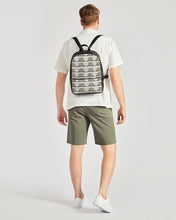 Load image into Gallery viewer, STEADYFAME  LEAUTHER BACKPACK - WHITE Classic Faux Leather Backpack
