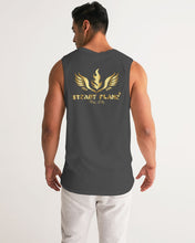 Load image into Gallery viewer, STEADY FLAME TANK TOP - VINTAGE BLACK Men&#39;s Sports Tank
