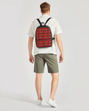 Load image into Gallery viewer, STEADYFAME  LEAUTHER BACKPACK - RED Classic Faux Leather Backpack
