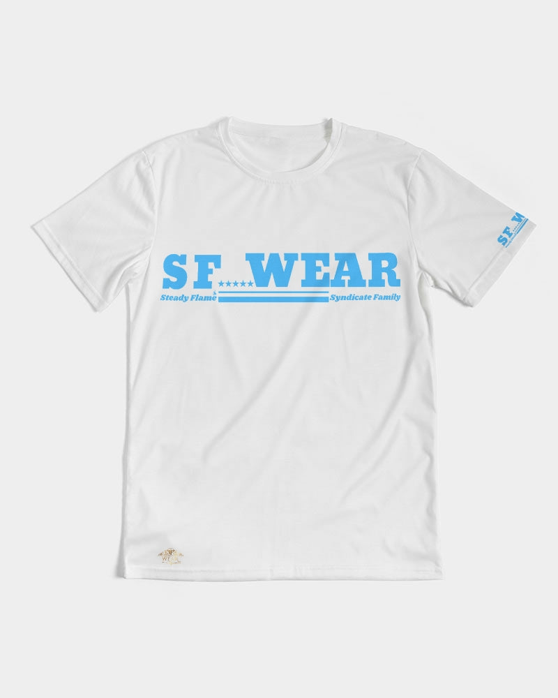 SF WEAR 5STAR - WHITE/SKY BLUE Men's All-Over Print Tee