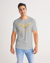 Load image into Gallery viewer, STEADY FLAME GOLD-GRAY Men&#39;s Tee
