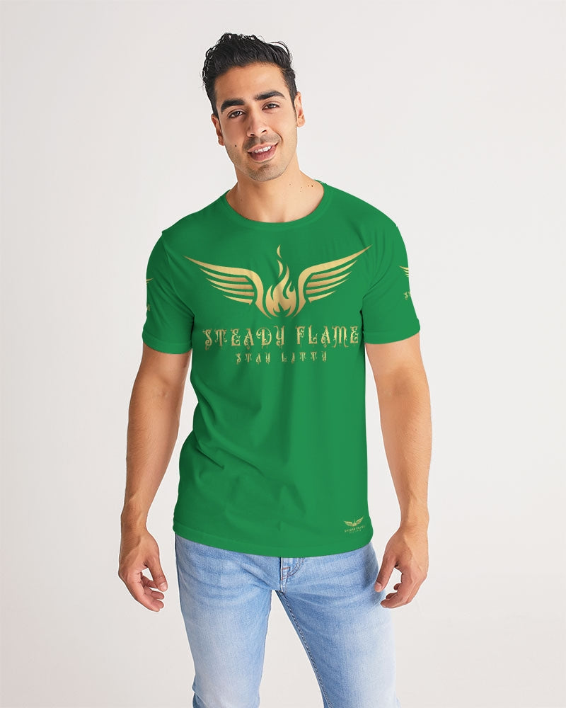 STEADY FLAME GOLD-GREEN Men's Tee