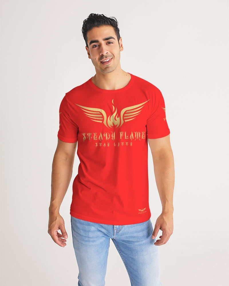 STEADY FLAME GOLD - RED Men's Tee