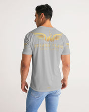 Load image into Gallery viewer, STEADY FLAME GOLD-GRAY Men&#39;s Tee
