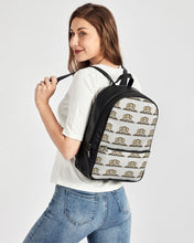 Load image into Gallery viewer, STEADYFAME  LEAUTHER BACKPACK - WHITE Classic Faux Leather Backpack
