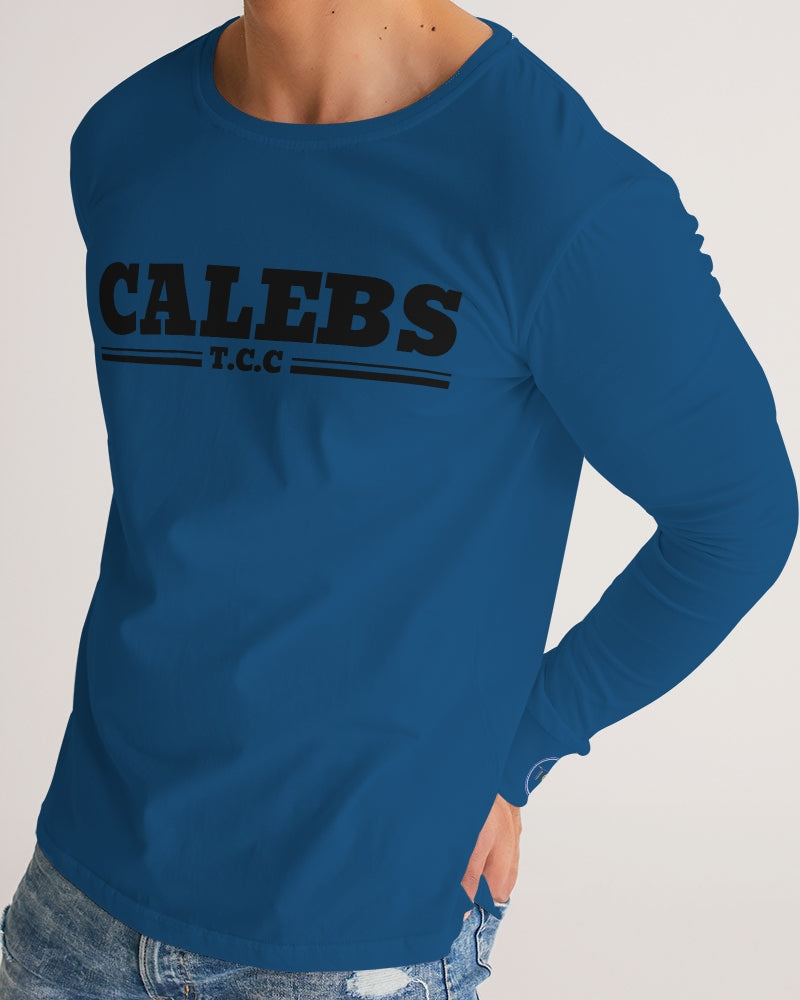 CALEB LONGSLEEVE - BLUE Men's Long Sleeve Tee