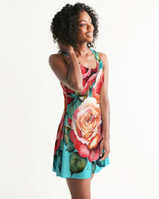 Load image into Gallery viewer, 90&#39;S  MIAMI VICE - TURQUOISE Women&#39;s All-Over Print Racerback Dress
