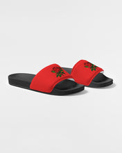 Load image into Gallery viewer, 1 ROSE SLIDE - RED/BLACK Men&#39;s Slide Sandal
