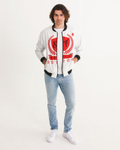 Load image into Gallery viewer, SF WEAR 1 LOGO JACKET - WHITE/RED/BLAck Men&#39;s Bomber Jacket
