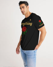 Load image into Gallery viewer, EVERYTHING ROSES 1 - BLACK/GOLD NEW Men&#39;s Tee
