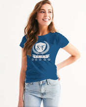 Load image into Gallery viewer, SF WEAR 1 (2.0) T-SHIRT - BLUE Women&#39;s Tee
