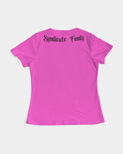 Load image into Gallery viewer, SF WEAR 1 (2.0) - HOT PINK/BLACK Women&#39;s Tee
