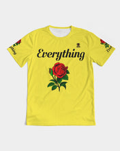 Load image into Gallery viewer, EVERYTHING ROSE 1 - YELLOW/BLACK Men&#39;s Tee
