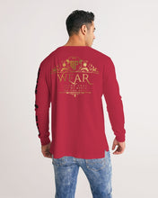 Load image into Gallery viewer, SF WEAR 5STAR LONGSLEEVE - RED Men&#39;s All-Over Print Long Sleeve Tee
