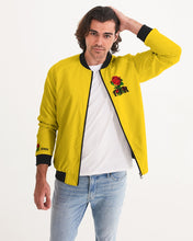 Load image into Gallery viewer, ETR 1 ROSE JACKET - YELLOW Men&#39;s All-Over Print Bomber Jacket
