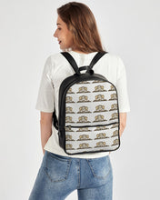 Load image into Gallery viewer, STEADYFAME  LEAUTHER BACKPACK - WHITE Classic Faux Leather Backpack
