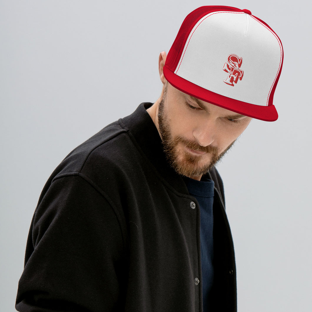SF HAT - RED/WHITE