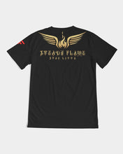 Load image into Gallery viewer, STEADY FLAME NEXT T-SHIRT - BLACK Men&#39;s Tee
