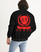 Load image into Gallery viewer, SF WEAR 1 LOGO JACKET - BLACK/RED Men&#39;s Bomber Jacket
