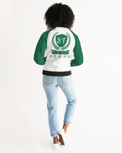 Load image into Gallery viewer, SF WEAR 1 JACKET  - KELLY GREEN Women&#39;s Bomber Jacket
