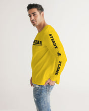 Load image into Gallery viewer, SF WEAR 5STAR LONGSLEEVE - YELLOW Men&#39;s All-Over Print Long Sleeve Tee
