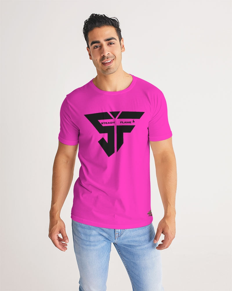 STEADY FLAME NEXT T-SHIRTS - DARK HOT PINK Men's Tee