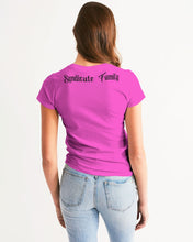 Load image into Gallery viewer, SF WEAR 1 (2.0) - HOT PINK/BLACK Women&#39;s Tee
