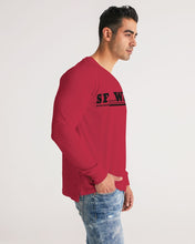 Load image into Gallery viewer, SF WEAR 5STAR LONGSLEEVE - RED Men&#39;s All-Over Print Long Sleeve Tee
