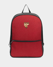 Load image into Gallery viewer, SF WEAR LEATHER BACKPACK RED Classic Faux Leather Backpack
