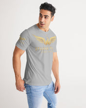 Load image into Gallery viewer, STEADY FLAME GOLD-GRAY Men&#39;s Tee
