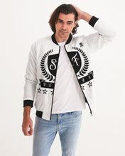 Load image into Gallery viewer, SF WEAR 1 LOGO JACKET - WHITE/BLACK Men&#39;s Bomber Jacket
