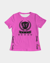 Load image into Gallery viewer, SF WEAR 1 (2.0) - HOT PINK/BLACK Women&#39;s Tee
