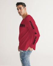 Load image into Gallery viewer, SF WEAR 5STAR LONGSLEEVE - RED Men&#39;s All-Over Print Long Sleeve Tee
