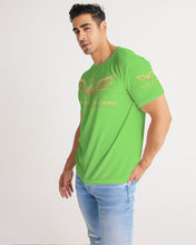 Load image into Gallery viewer, STEADY FLAME GOLD-SHOCKING COLOR GREEN Men&#39;s Tee
