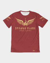 Load image into Gallery viewer, STEADY FLAME GOLD-BURGUNDY Men&#39;s Tee
