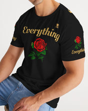 Load image into Gallery viewer, EVERYTHING ROSES 1 - BLACK/GOLD NEW Men&#39;s Tee
