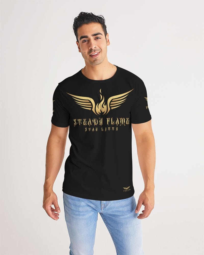 STEADY FLAME GOLD-BLACK Men's Tee