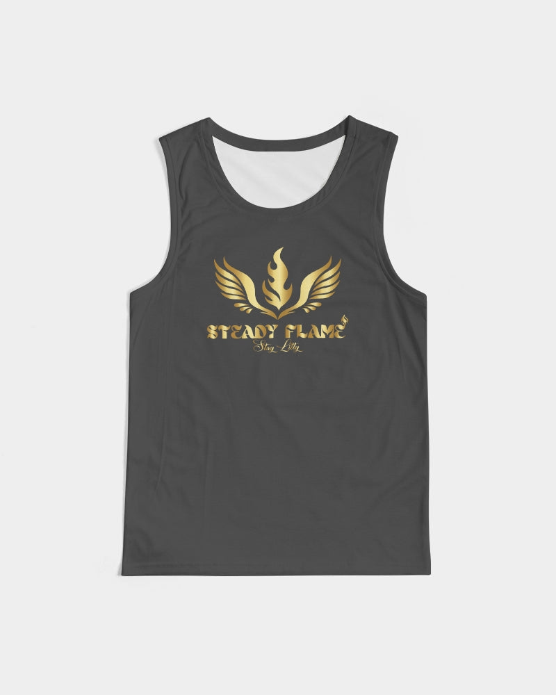 STEADY FLAME TANK TOP - VINTAGE BLACK Men's Sports Tank