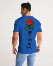 Load image into Gallery viewer, EVERYTHING ROSES 4.0 - BLUE Men&#39;s Tee
